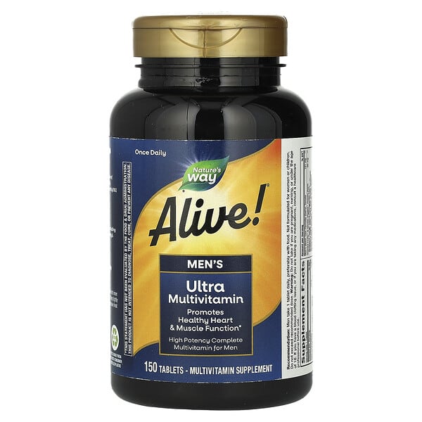 Nature's Way, Alive! 男性超級多維生素，150 片
