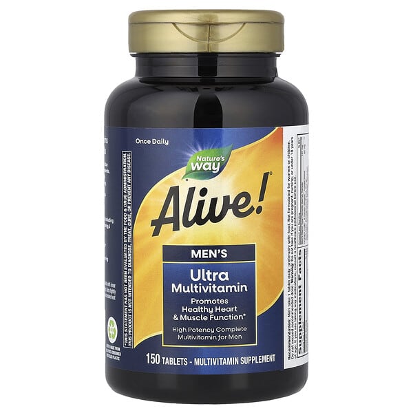 Nature's Way, Alive! 男性超級多維生素，150 片