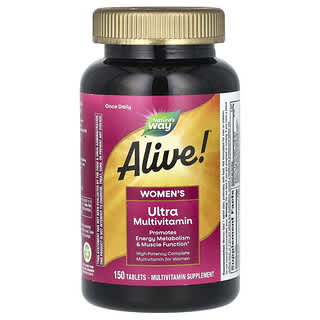 Nature's Way, Alive! Women's Ultra Multivitamin, 150 Tablets