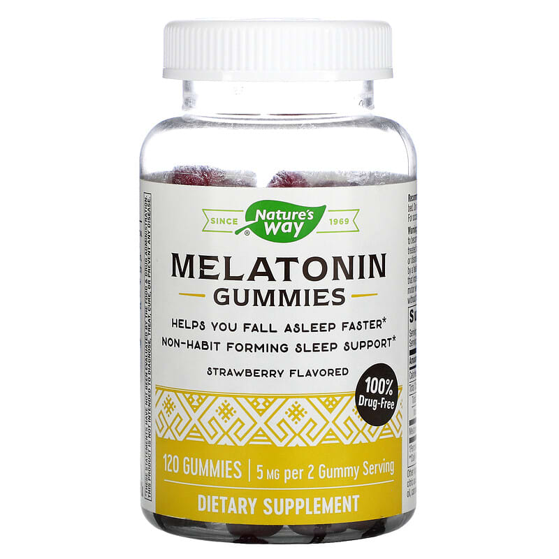 Gomitas de melatonina para niños (120 gomitas), delicioso sabor  a fresa, melatonina de 1 mg para promover un sueño reparador, sin hábito  formando gomitas de melatonina para niños : Salud y Hogar