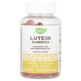 Nature's Way, Lutein Gummies, Mango, 60 Gummies