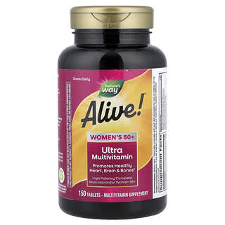 Nature's Way, Alive!® Women's 50+ Ultra Multivitamin, 150 Tablets