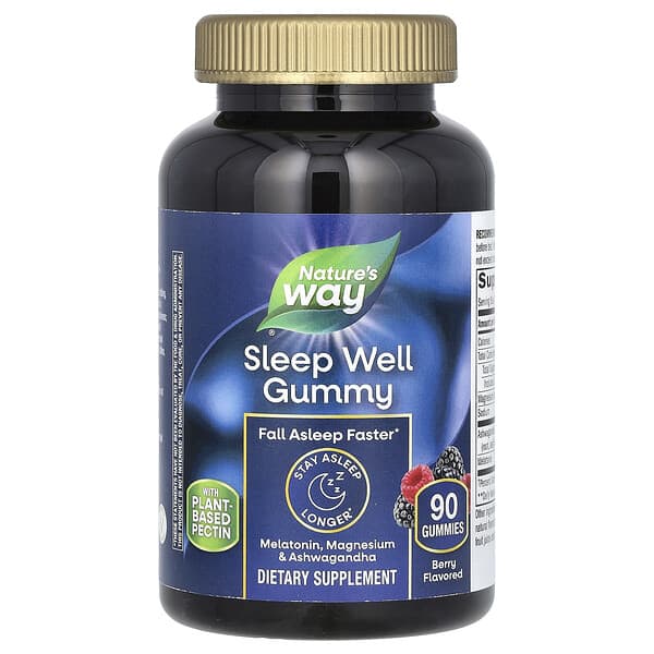 Nature's Way Sleep Well Gummy, Berry, 90 Gummies
