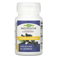 Nature's Way, Sambucus Immune, Elderberry, Standardized, 30 Lozenges