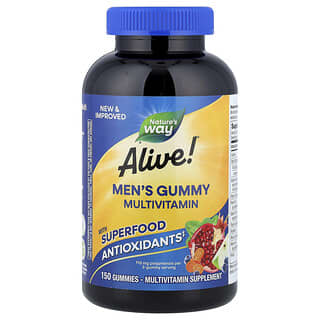 Nature's Way, Alive!® 男性多維生素軟糖，水果味，150 粒軟糖