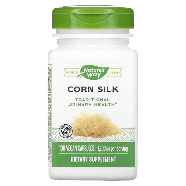 Nature's Way, Corn Silk, 400 mg, 100 Vegan Capsules