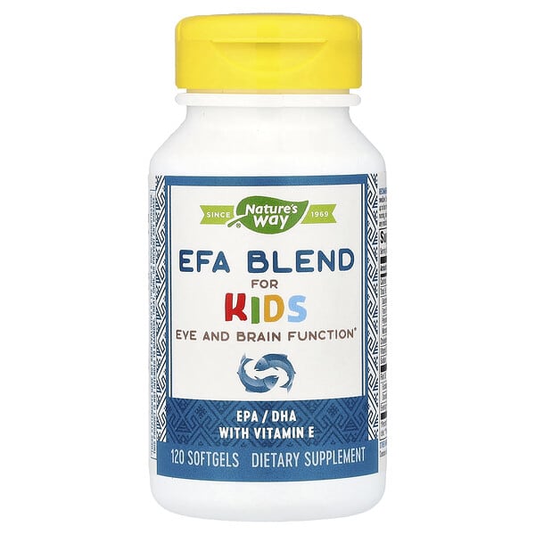 Nature's Way, EFA Blend for Kids, 120 Softgels — product photo 1