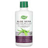 Aloe Vera, Gel et jus de feuille intérieure à l'aloès Polymax, Baies sauvages, 1 litre