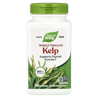 Nature's Way, 통 엽산 해조류, 캡슐 180정