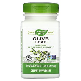 Nature's Way, Feuille d'olivier, 500 mg, 100 capsules vegan