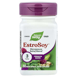 Nature's Way, EstroSoy™, Mistura Premium, 60 Cápsulas Veganas