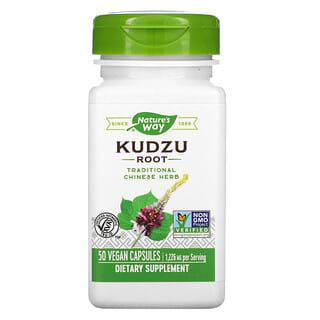 Nature's Way, Raíz de kudzu, 613 mg, 50 cápsulas vegetales
