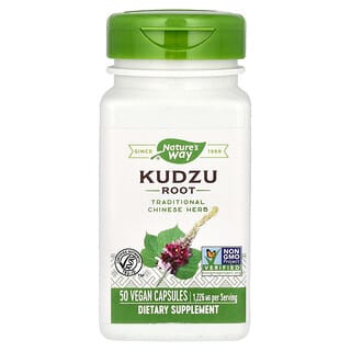 Nature's Way, Raíz de kudzu, 1226 mg, 50 cápsulas veganas (613 mg por cápsula)
