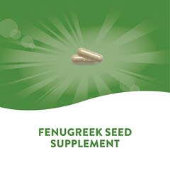 Nature's Way, семена пажитника, 610 мг, 180 веганских капсул