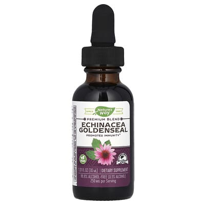 Nature's Way, Echinacea Goldenseal, Only 0.1% Ethanol, 1.01 oz (30 ml)