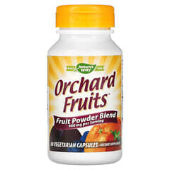Nature's Way, Orchard Fruits, смесь фруктовых порошков, 450 мг, 60 вегетарианских капсул
