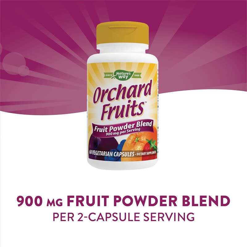Nature's Way, Orchard Fruits, Fruit Powder Blend, 450 mg, 60 Vegetarian Capsules