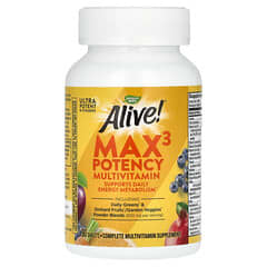 Nature's Way, Alive! Max3 Potency Multivitamin, 90 Tablets