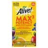 Alive! Max3 Potency Multivitamin, No Added Iron, 60 Tablets