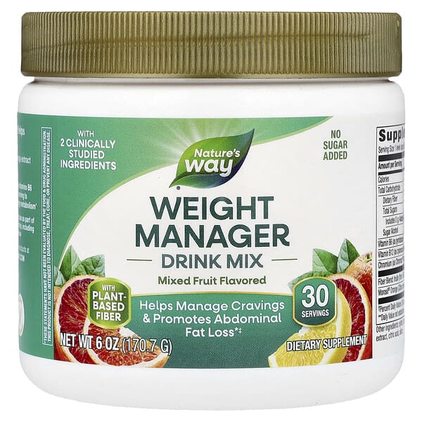 Weight Manager Drink Mix, Mixed Fruit, 6 oz (170.7 g)