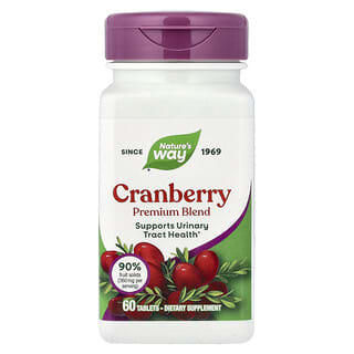 Nature's Way, Żurawina, mieszanka premium, 60 tabletek