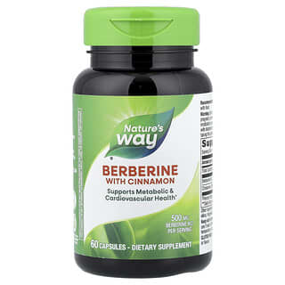 Nature's Way, Berberine With Cinnamon, 60 Capsules