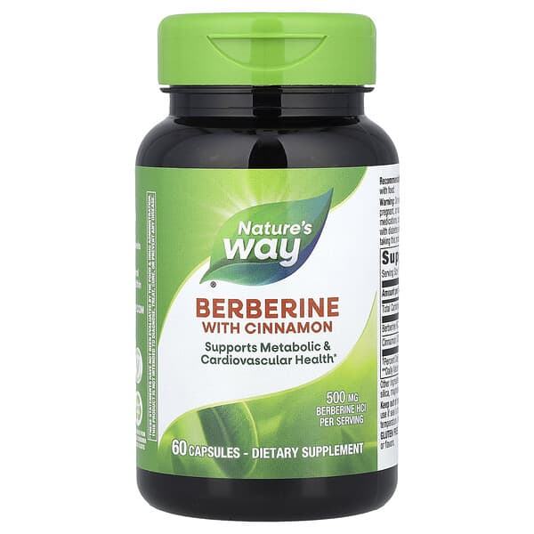 Berberine With Cinnamon, 60 Capsules