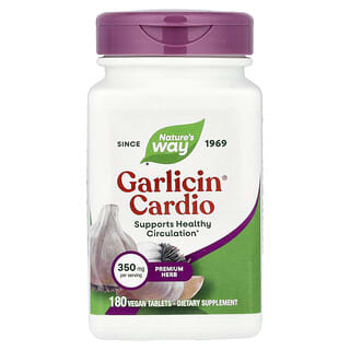ناتشرز واي‏, Garlicin® Cardio ، 350 ملجم ، 180 قرصًا نباتيًا