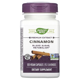 Nature's Way, Cinnamon, Premium Extract, Zimt, Premium-Extrakt, 120 vegane Kapseln
