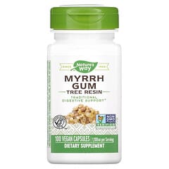 Nature's Way, Myrrh Gum, Myrrhegummi, Baumharz, 550 mg, 100 vegane Kapseln