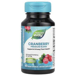 Nature's Way, Cranberry, Premium Blend, 60 Vegan Capsules