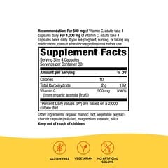 Nature's Way, Alive!, Immune Support Vitamin C, 120 Vegetarian Capsules