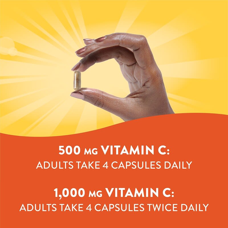 Nature's Way, Alive!, Immune Support Vitamin C, 120 Vegetarian Capsules