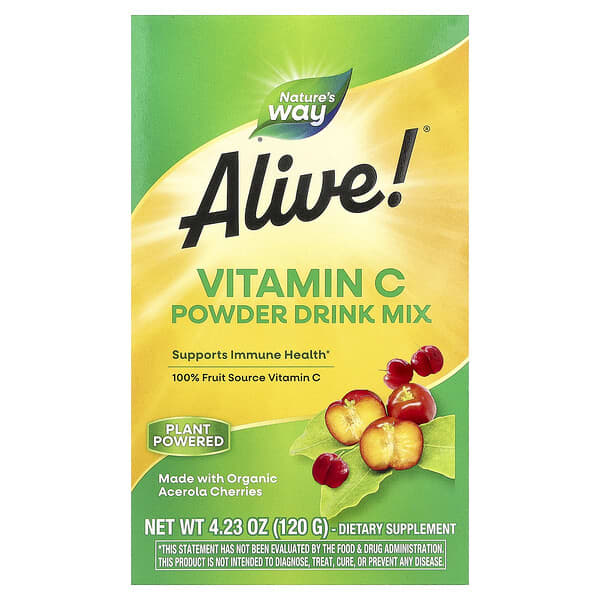Alive!® Vitamin C Powder Drink Mix, 4.23 oz (120 g)