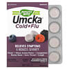 Nature's Way, Umcka, средство от простуды и гриппа, ягодный вкус, 20 жевательных таблеток