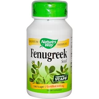 Nature's Way, Fenugreek Seed, 305 mg, 100 Vcaps