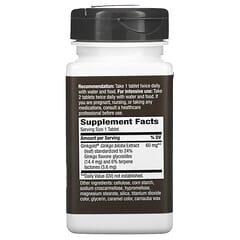 Nature's Way, Ginkgold, улучшенная формула экстракта гинкго, 60 мг, 150 таблеток