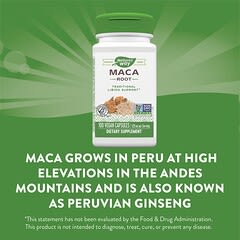 Nature's Way, Maca Root, 525 mg, 100 Vegan Capsules
