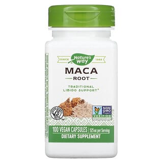 Nature's Way, Racine de maca, 525 mg, 100 capsules vegan