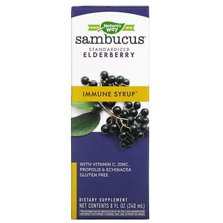 Nature's Way, Sambucus Immunsirup, standardisierte Holunderbeere, 8 fl oz (240 ml)