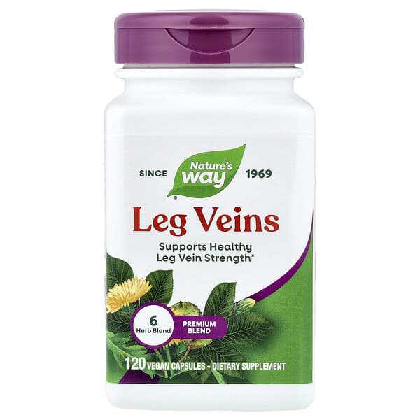 Leg Veins, 120 Vegan Capsules