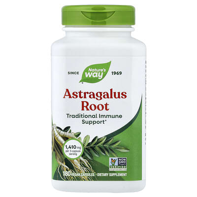 Nature's Way, Astragalus Root, 180 Vegan Capsules (470 mg each)