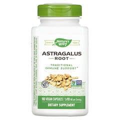 Nature's Way, Astragalus Root, Astragaluswurzel, 470 mg, 180 vegane Kapseln