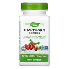 Nature's Way, Hawthorn Berries, 510 mg, 180 Vegan Capsules