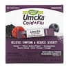Umcka, Fast Actives, Cold + Flu Relief, Non-Drowsy, Berry Flavor, 10 Powder Packets