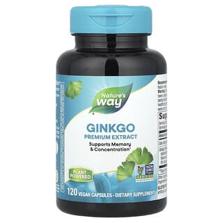 Nature's Way, Ginkgo, 120 Vegan Capsules