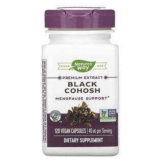 Nature's Way, Actée à grappes noires, 40 mg, 120 capsules vegan