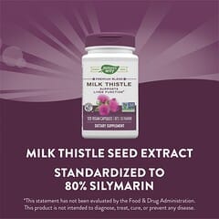 Nature's Way, Milk Thistle, Standardized, 120 Vegan Capsules
