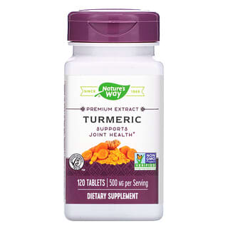 Nature's Way, Turmeric, 500 mg, 120 Tablets