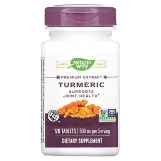 Nature's Way, Turmeric, Kurkuma, 500 mg, 120 Tabletten